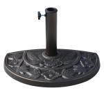 Outsunny Parasol Base Stand Weights Portable Umbrella Holder Sand or Water Filled Cantilever(c-2)