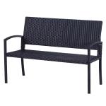 Outsunny 360° Swivel Rattan Papasan Moon Bowl Chair Round Outdoor w/ Padded Cushion Oversized(c-2)