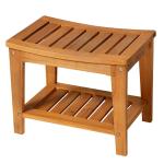 HOMCOM Bath Chair Shower Seat Safety Bathroom Elderly Aids Adjustable Positions(c-3)