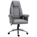 Vinsetto High Back Office Executive Chair w/ 360 Swivel Foam Padding Seat Grey(c-4)