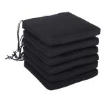 Outsunny Set of 6 Chair Cushion Seat Pads Dining Chair w/ Straps Indoor Outdoor(c-1)