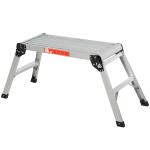 Verstelbare werkbank werkbank werktafel staal MDF naturel zwart(c-1)