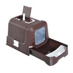 Large Litter Box Self Cat Toilet Fully Enclosed Kitten Pan With Scoop(c-2)