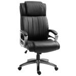 Vinsetto kantoorstoel massage, directiestoel met massagefunctie, in hoogte verstelbare gamestoel, ergonomische draaistoel, massagestoel, zwart, 64,5 x 79 x 115 - 126 cm | Aosom.nl