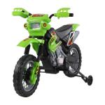 Elektrische motor kindermotor elektrisch voertuig 3 t/m 6 jaar groen/rood(c-7)