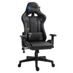 Vinsetto Gaming Office Chair High Back Reclining w/Vibrating Lumbar Cushion Rocking,Green(c-2)