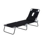 Outsunny Sun Lounger Recliner W/Pillow-Green(c-4)