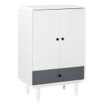 HOMCOM Chest of Drawers Storage Side Cabinet w/ 5 Detachable Drawers Home Furniture(c-5)