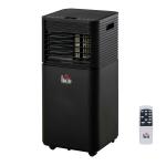 HOMCOM 785W Portable Air Conditioner 4 Modes LED Display 24 Timer Home Office Black(c-1)