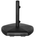Outsunny Square Cantilever Patio Umbrella Base Stand Water Sand Filled W/ Wheels Crossbar(c-2)
