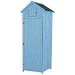 Outsunny Garden Shed, Water-resistant Spire Roof-Burlywood Colour(c-3)