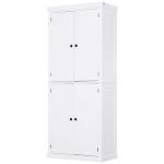 Keukenkast dressoir met 2 schuiflades dressoir opbergkast MDF wit(c-3)
