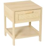 HOMCOM Wooden Small Side Coffee Table w/Open Bottom Shelf Space for Home Office(c-2)