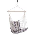 Outsunny Hanging Swing Chair, Seat Size:57W x 47.5D cm-Multi-Colour Stripes(c-3)