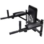 HOMCOM Wall Mounted Dip Station Rack-Black(c-1)
