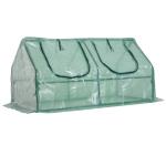 Foliekas tomatenhuis kas kweekkas koude kas staal 143x143x195cm(c-3)