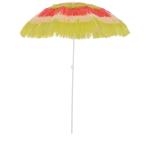 Outsunny 1.8m Sun Umbrella-Green/White(c-1)