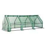 Outsunny Polytunnel Greenhouse, Steel Frame, XS size(c-2)