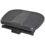 HOMCOM Adjustable Height & Angle Footrest-Grey/Black(c-2)