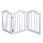 PawHut Retractable Dog Pet Safety Gate Barrier-White(c-1)