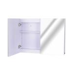 Badkamerkast, hangkast, wandkast, badkamermeubel, multifunctionele kast met 2 spiegels(c-7)