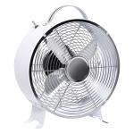 HOMCOM 26CM Electrical Table Desk Fan 2-Speed Portable for Home Office,White(c-2)