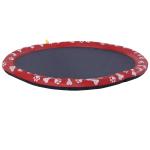 PawHut Splash Pad Sprinkler for Pets Dog Bath Pool Water Game Mat Outdoor 150cm(c-1)
