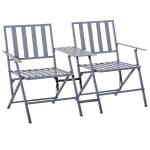 Outsunny Mosaic Round Bistro Table Garden Furniture Side Bar Table Patio Outdoor(c-4)