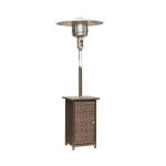 Outsunny Hanging Patio Heater, 1500W, Aluminium-Silver(c-3)