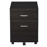 Vinsetto 2-drawer Filing Cabinet Lockable Black(c-1)