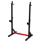 HOMCOM Adjustable Weights Barbell Squat Stand-Black(c-2)