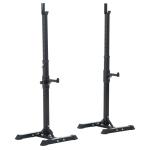 HOMCOM Adjustable Weights Barbell Squat Stand-Black(c-1)