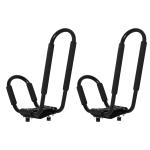 HOMCOM Canoe/Kayak Aluminum Wall Mount Hangers-Red(c-4)