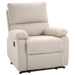 HOMCOM® Relaxsessel Liegesessel TV Sessel Einzelsofa 150° neigbar Fernsehsessel Leinen(c-2)