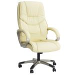 HOMCOM PU Leather Ergonomic Executive Office Desk Chair Brown(c-2)