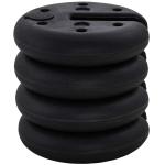 Outsunny Set of 4 Gazebo Tent Canopy Weight Sand Water Fillable Strong Plastic Durable(c-2)