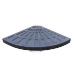 Outsunny 30 kg Marble Umbrella Base-Hemp Grey(c-5)