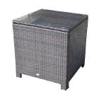 Outsunny Rattan Side Table-Black(c-1)