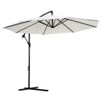 Parasol przeciwsłoneczny odpinany parasol na wysięgniku parasol na korbkę z korbką ręczną czarny(c-4)