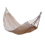 Duży hamak rodzinny 200x100cm huśtawka 150kg kremowy Outsunny