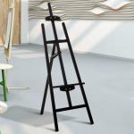 HOMCOM® SZTALUGA BLEJTRAM REGULOWANA 90° Z UCHWYTEM buk naturalny(c-2)
