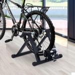 HOMCOM TRENAŻER ROWEROWY ROWER DOMOWY Srebro(c-2)