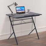 Vinsetto® STOLIK NA LAPTOP ODCHYLANY BIURKO DZIECIĘCE Z REGULACJĄ WYSOKOŚCI czarny 90 x 50 x (76–91) cm(c-1)