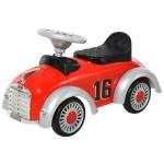HOMCOM loopauto kinderen duwer baby kinderauto met graafmachine zwart + geel(c-3)