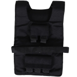 HOMCOM 15 kg trainingsvest, gewichtsvest, verstelbaar, krachttraining, fitness, Oxford, ijzer, zwart, 36 x 52 cm trainingsvest gewichtsvest krachttraining fitness Oxford ijzer zwart | Aosom.de