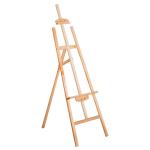 Schildersezel schilderframe met beugel studio ezel 90° instelbaar natuurlijk(c-1)