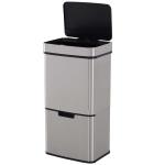 rvs automatische sensor vuilnisemmer afvalemmer IR-sensor vierkant 30 l(c-2)