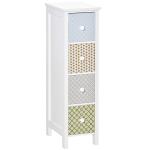 HOMCOM MDF Shabby Chic Storage Chest(c-3)
