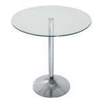 HOMCOM Adjustable Aluminium Bar Table-Silver(c-7)