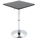 HOMCOM Adjustable Aluminium Bar Table-Silver(c-4)